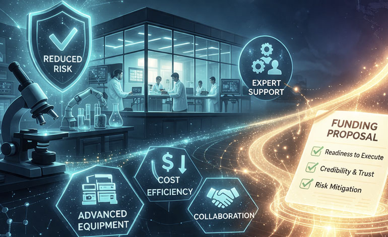 How Access to Professional Lab Facilities Strengthens Funding Applications